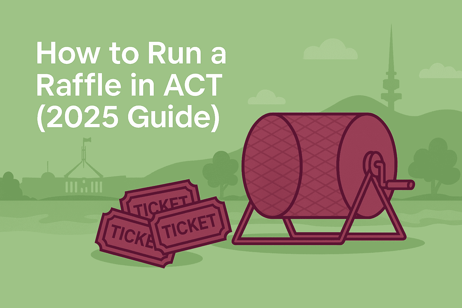 How to run a raffle in ACT (2025 guide)